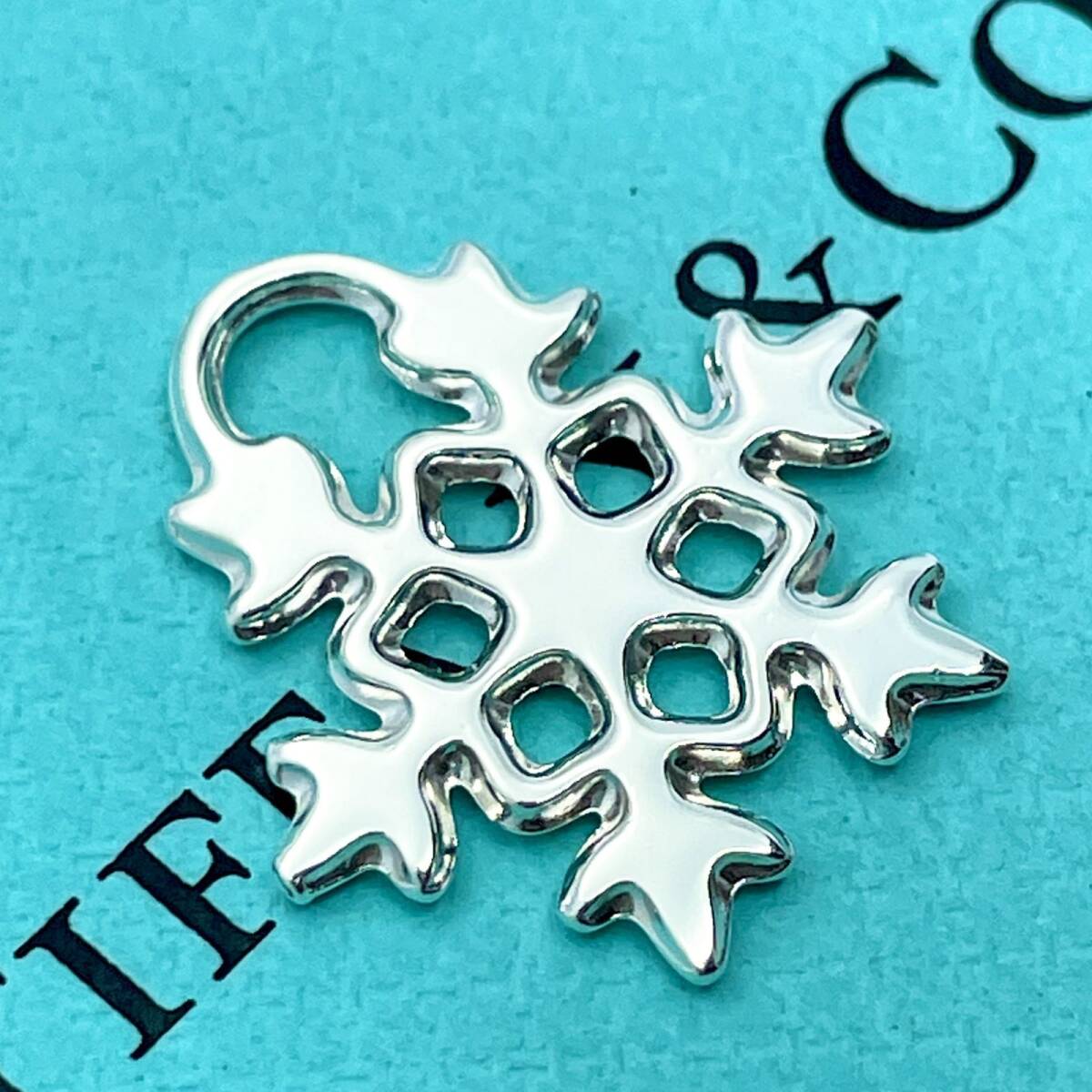 希少 ティファニー スノーフレーク ネックレストップ 雪/24-2706S拍卖