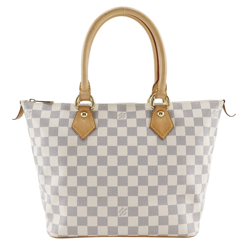 LOUIS VUITTON ルイ・ヴィトン サレヤPM N51186 VI3057 ハンドバッグ ダミエアズールキャンバス 白 レディース【H201024452】中古拍卖