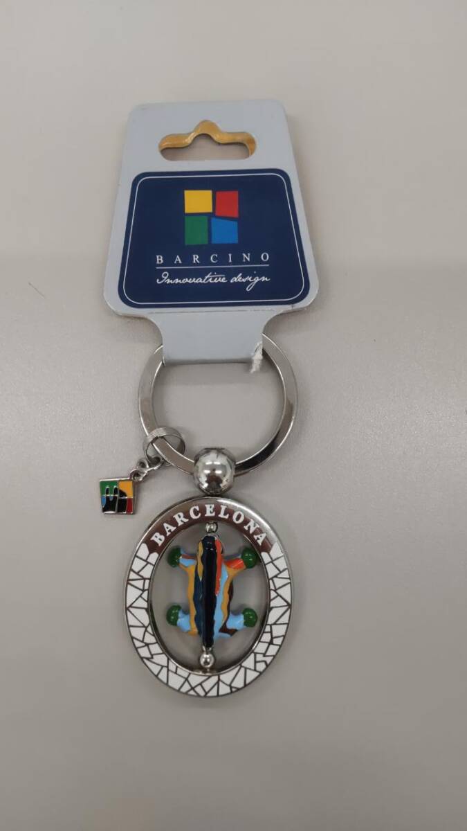 モザイク キーホルダー スペイン お土産 サグラダ・ファミリア ガウディ バルセロナ拍卖