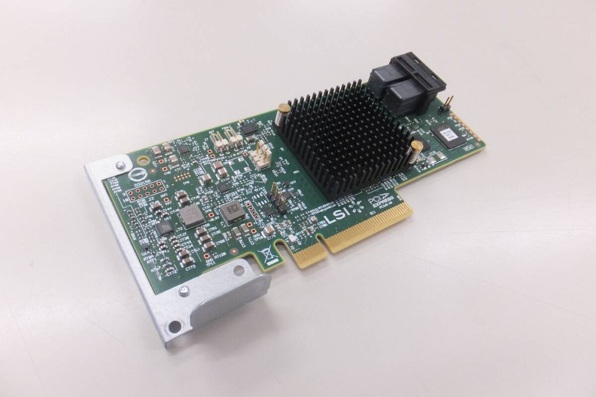 LSI MegaRAID SAS 9341-8i (NEC OEM) 12Gb/s PCI Express 3.0 RAID Controller 動作画面有拍卖