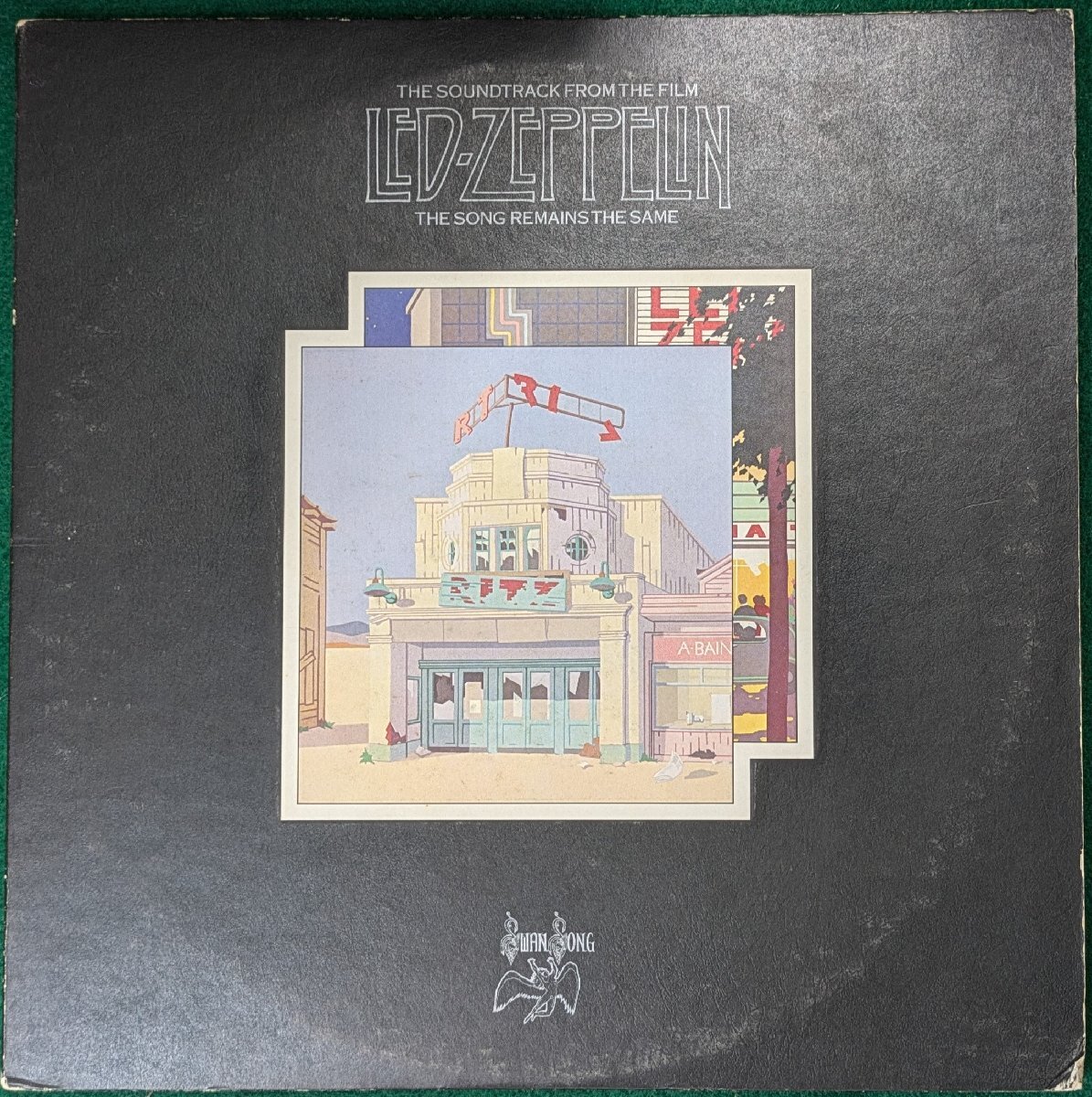 中古2LP「the soundtrack from the film LED-ZEPPELIN the song remains the same」拍卖