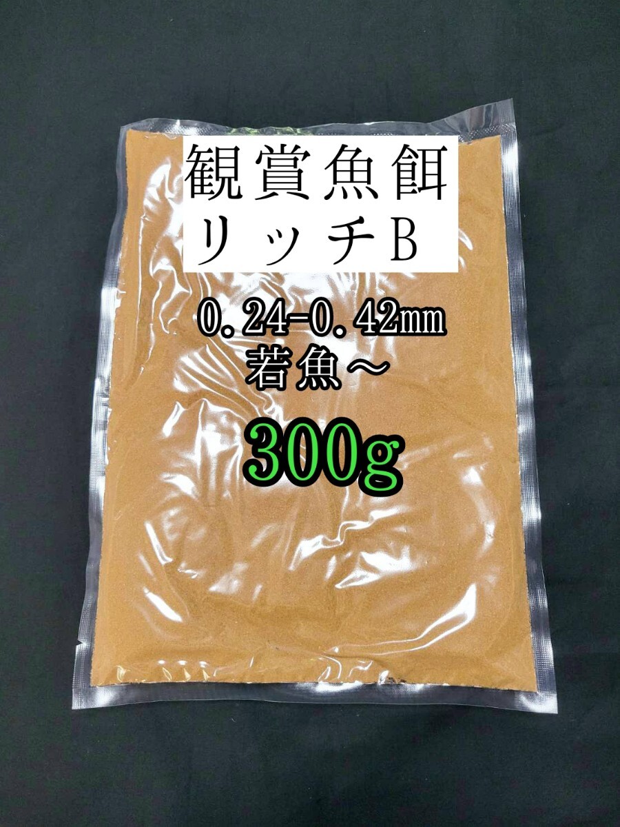 餌の定番 めだかの餌 リッチB300g メダカ 熱帯魚 金魚 観賞魚 グッピー 高栄養メダカ餌 アクアリウム拍卖