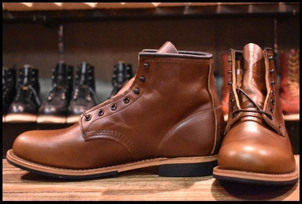 【9.5D 未使用 24年】レッドウィング 9422 ベックマン シガー エクスカリバー プレーントゥ 9016 9416 ブーツ redwing HOPESMORE拍卖