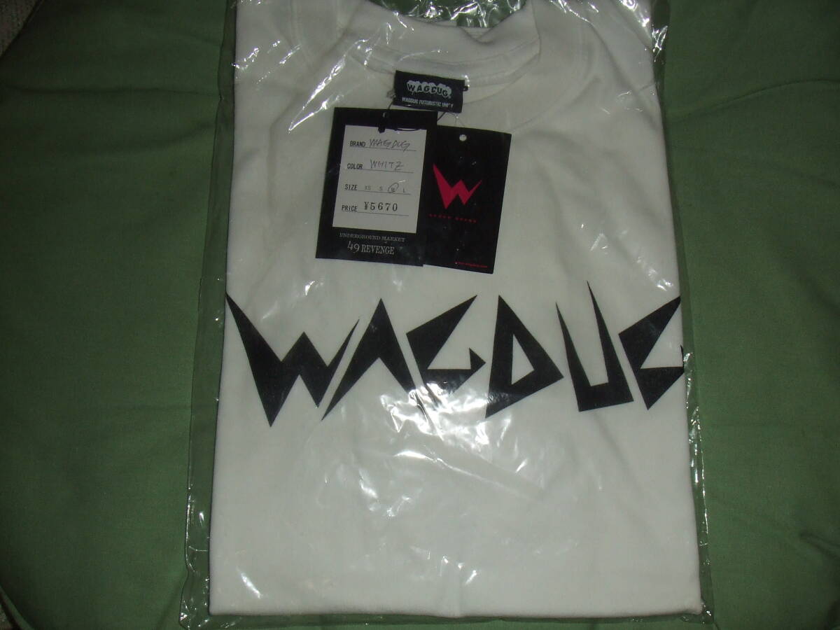 WAG DUG BRAD T-シャツ(M)白 49 REVENGE 未使用 未開封品 タグ付 長期自宅保管 拍卖