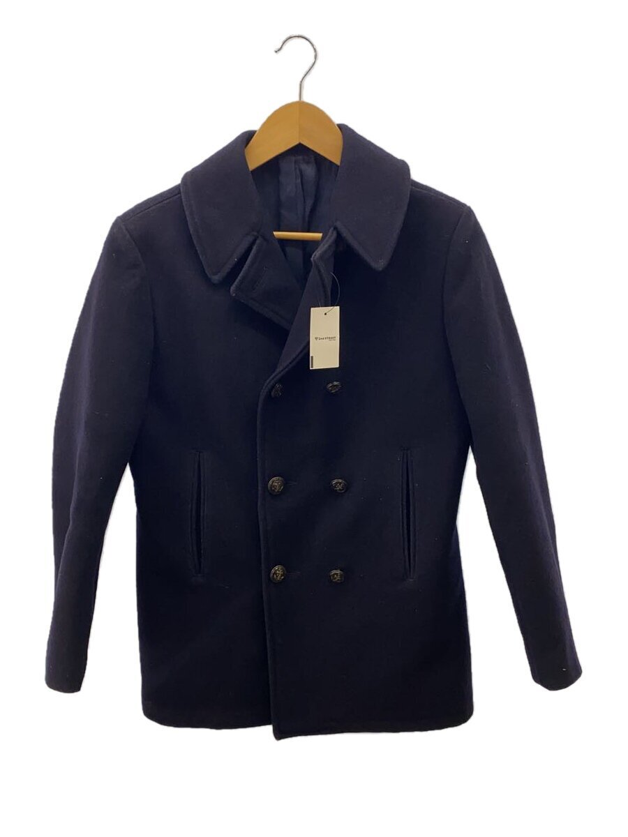 GRAND LARGUE/ピーコート/36/ウール/NVY/無地/フランス製/ユーロヴィンテージ拍卖
