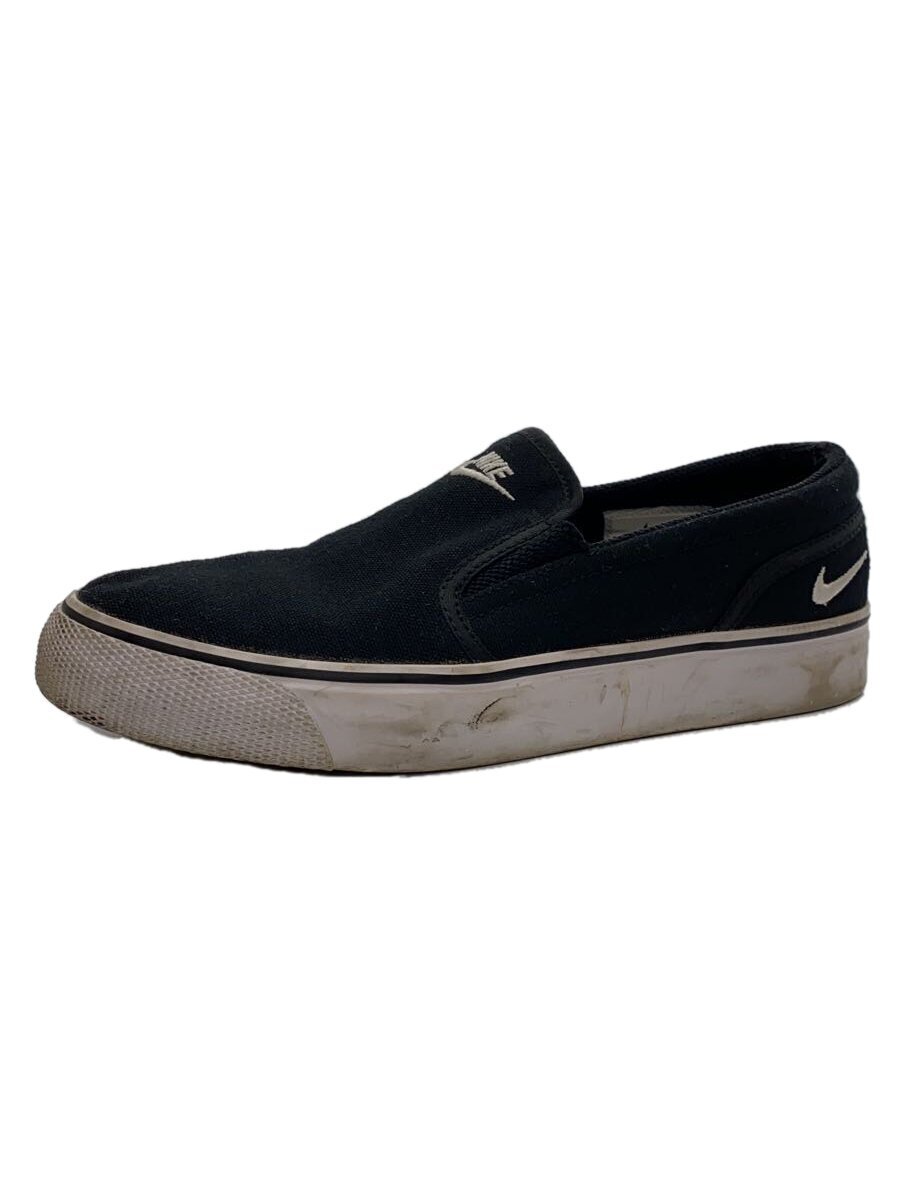 NIKE◆WMNS TOKI SLIP CANVAS/ウィメンズトキスリップキャンバス/ブラック/724770-010/2拍卖