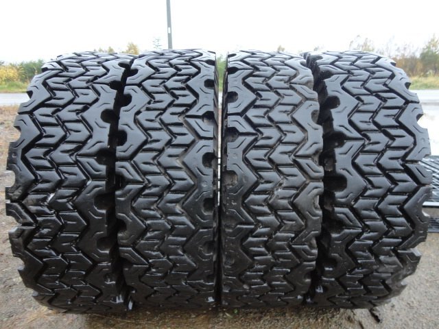 □L324 冬 フォークリフト DUNLOP POWER SNOW 28×8-15 12PR 4本 2021年製 NYLON拍卖