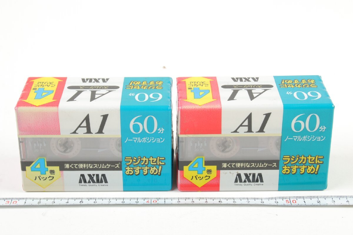※ 8本 新品未開封 AXIA アクシア オーディオカセットテープ AI 往復60分 ノーマルポジション A1SB 604 0804拍卖