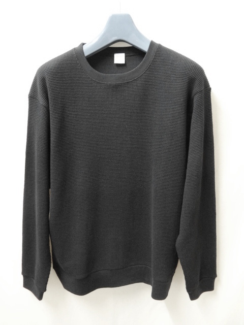 GICIPI ジチピ 新品未使用 THERMAL CREW NECK ブラック イタリア製 1サイズ拍卖