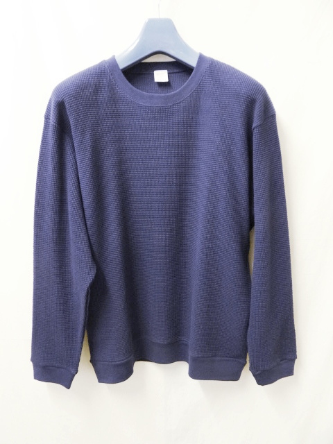 GICIPI ジチピ 新品未使用 THERMAL CREW NECK ネイビー イタリア製 1サイズ拍卖