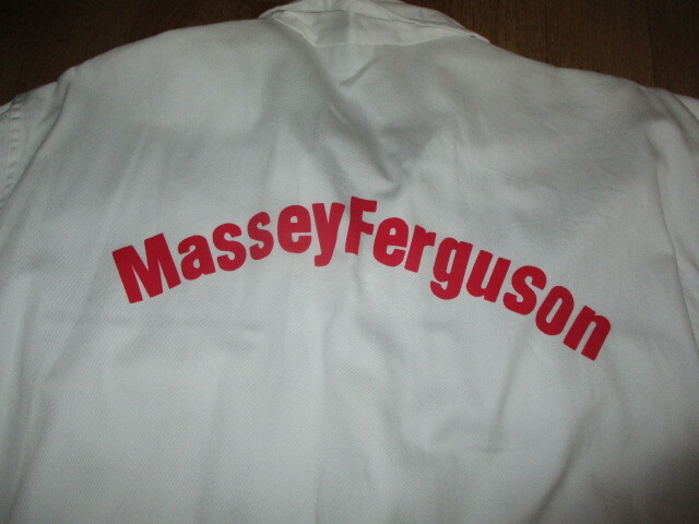 マッセイファーガソン サイズLL ビンテージ ボタンフライ メカニック作業ツナギ 未使用 ヤンマー・クボタ拍卖