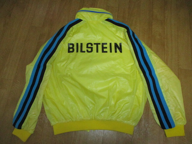 ビルシュタインBILSTEIN・スーパーGT ビンテージ チーム・スタッフ・収納フード付き防寒系ジャケット サイズF 美中古 ツナギ拍卖