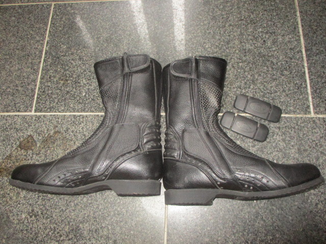 訳アリ・KUSHITANI クシタニ レーシング・ライディング・一部メッシュレザーブーツ・シューズ 25.5cm 新同美中古 ジャケット拍卖