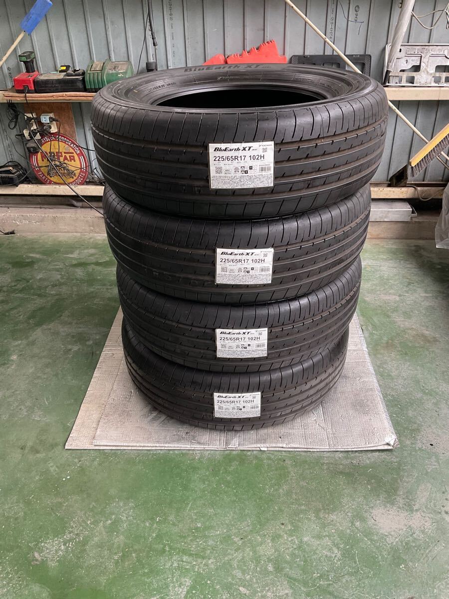 ヨコハマ ブルーアースXT AEG1 225/65R17 2022年式 4本 未使用品 RAV4 CX-5 ハリアー 拍卖