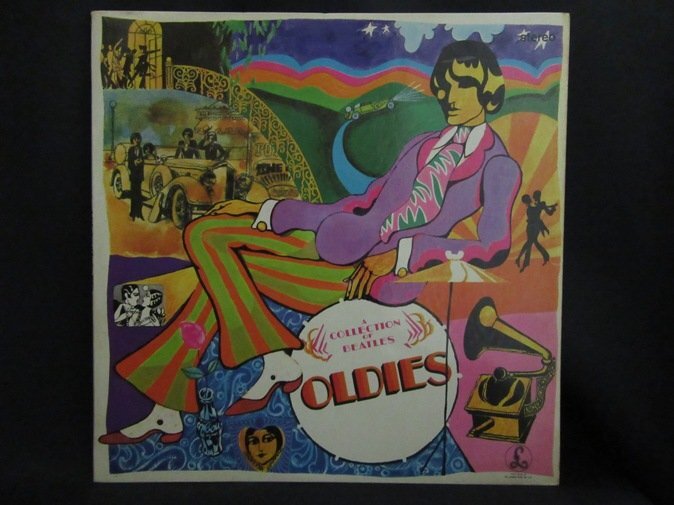 BEATLES★A Collection Of Beatles Oldies UK Y/B Parlophone stereo オリジナル 絵中文字拍卖