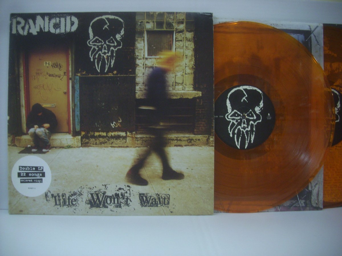 ■ USA盤 ダブルジャケット オレンジカラー 2LP RANCID / LIFE WON'T WAIT ランシド ライフウォントウェイト 1998年 ◇r41215拍卖