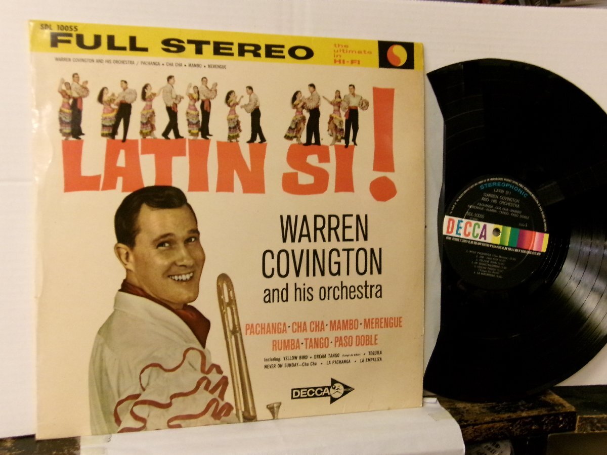▲LP WARREN COVINGTON &HIS ORCH. ウォーレン・コビントン / LATEN SI 国内盤 テイチク SDL-10055 ムード◇r51007拍卖