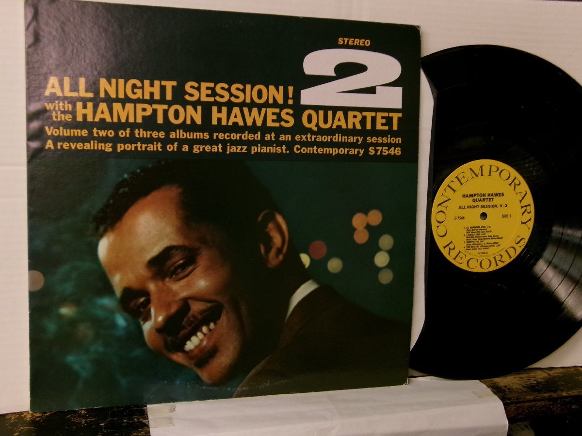 ▲LP HAMPTON HAWES QUARTET ハンプトン・ホーズ / ALL NIGHT SESSION VOL.2 輸入盤 CONTEMPORARY S-7546◇r60309拍卖
