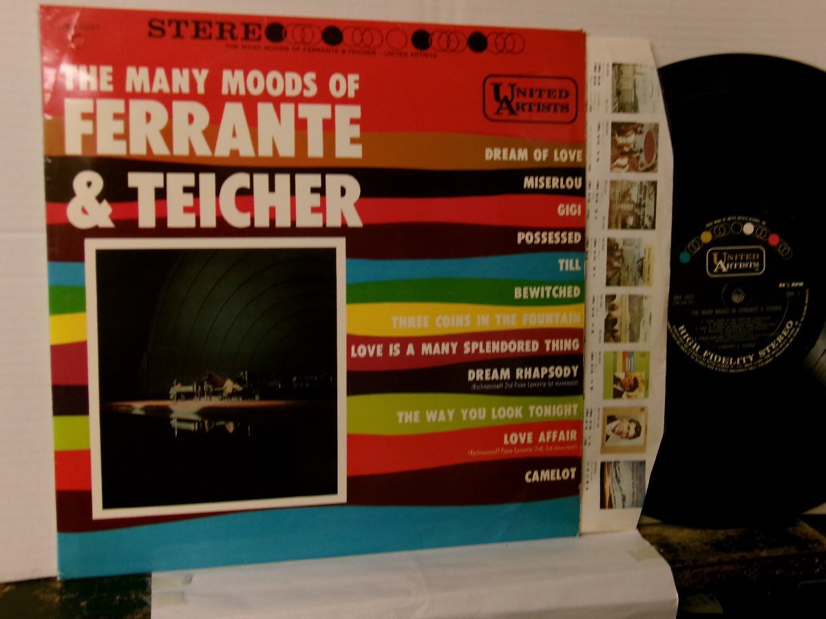 ▲LP フェランテとタイシャーの魅力 / MANY MOODS OF FERRANTE & TEICHER 国内盤 日本コロムビア UAS-1027 ムード◇r60127拍卖