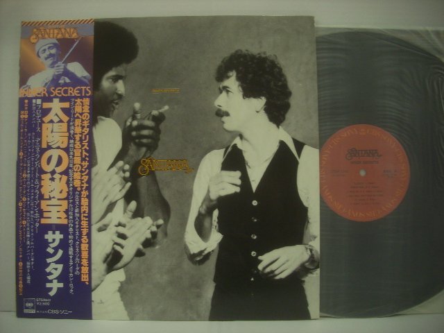 ■ 帯付 LP サンタナ / 太陽の秘宝 ランバート&ポッター SANTANA INNER SECRETS 1978年 25AP 1140 ◇r60118拍卖