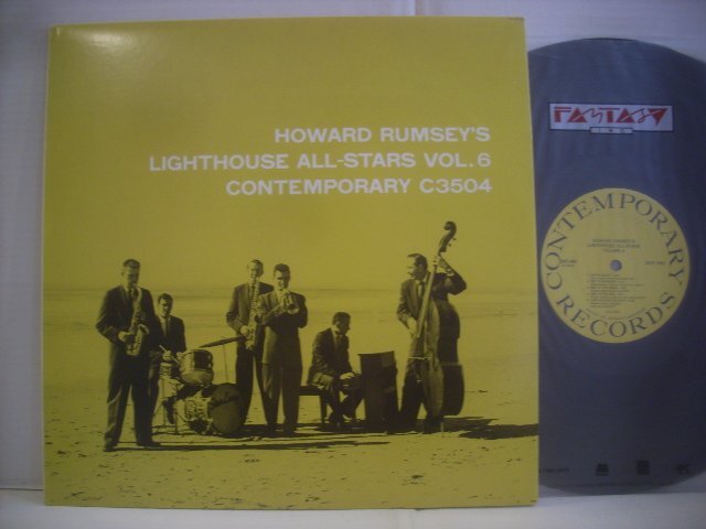 ● 輸入USA盤 LP HOWARD RUMSEY'S LIGHTHOUSE ALL-STARS VOL.6 / ハワード・ラムゼイ フランク・ロソリーノ 1955年 OJC-386 ◇r50929拍卖