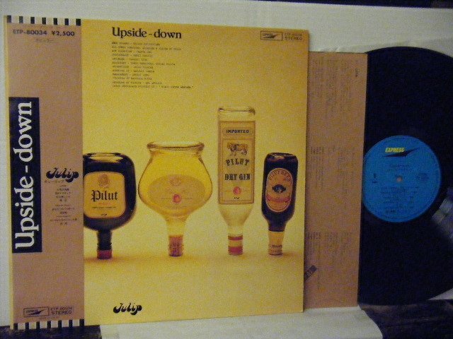 ▲帯付LP チューリップ TULIP / Upside-down 国内盤 東芝EMI株式会社 ETP-80034 ◇r41226拍卖
