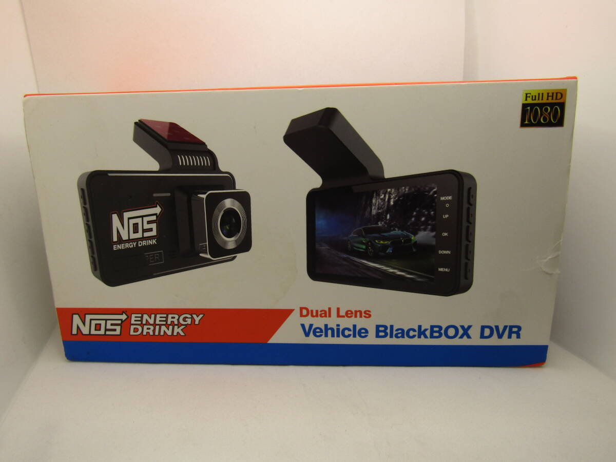 ★彡 激レア商品 未発表商品!? NOS Energy Drink ドライブレコーダー 前後カメラ バックカメラ 1080P 高画質 フルHD SDカード32GBセット拍卖