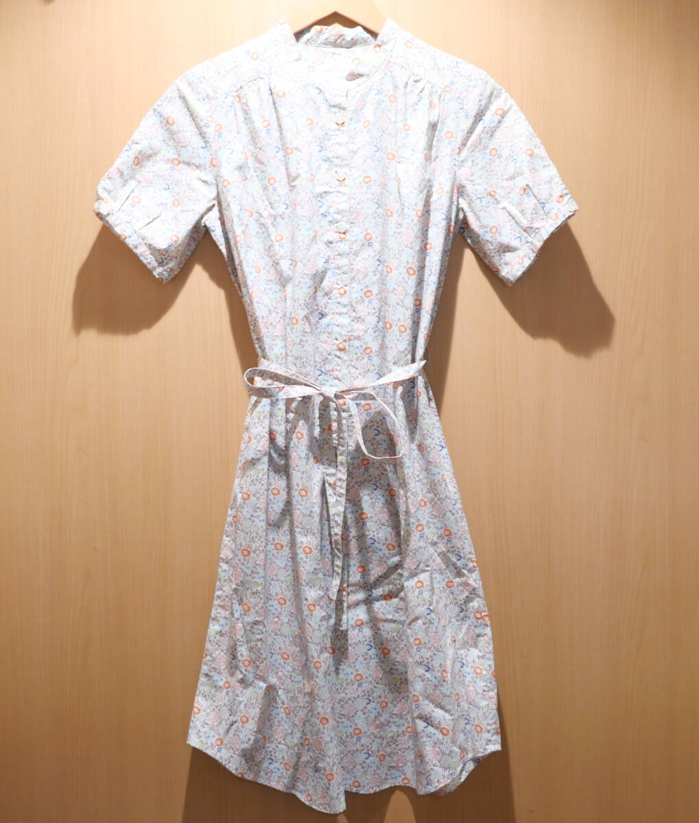 ♪★LAURA ASHLEY ローラアシュレイ 花柄 ワンピース 綿100% SIZE2 着丈101 身幅50cm拍卖