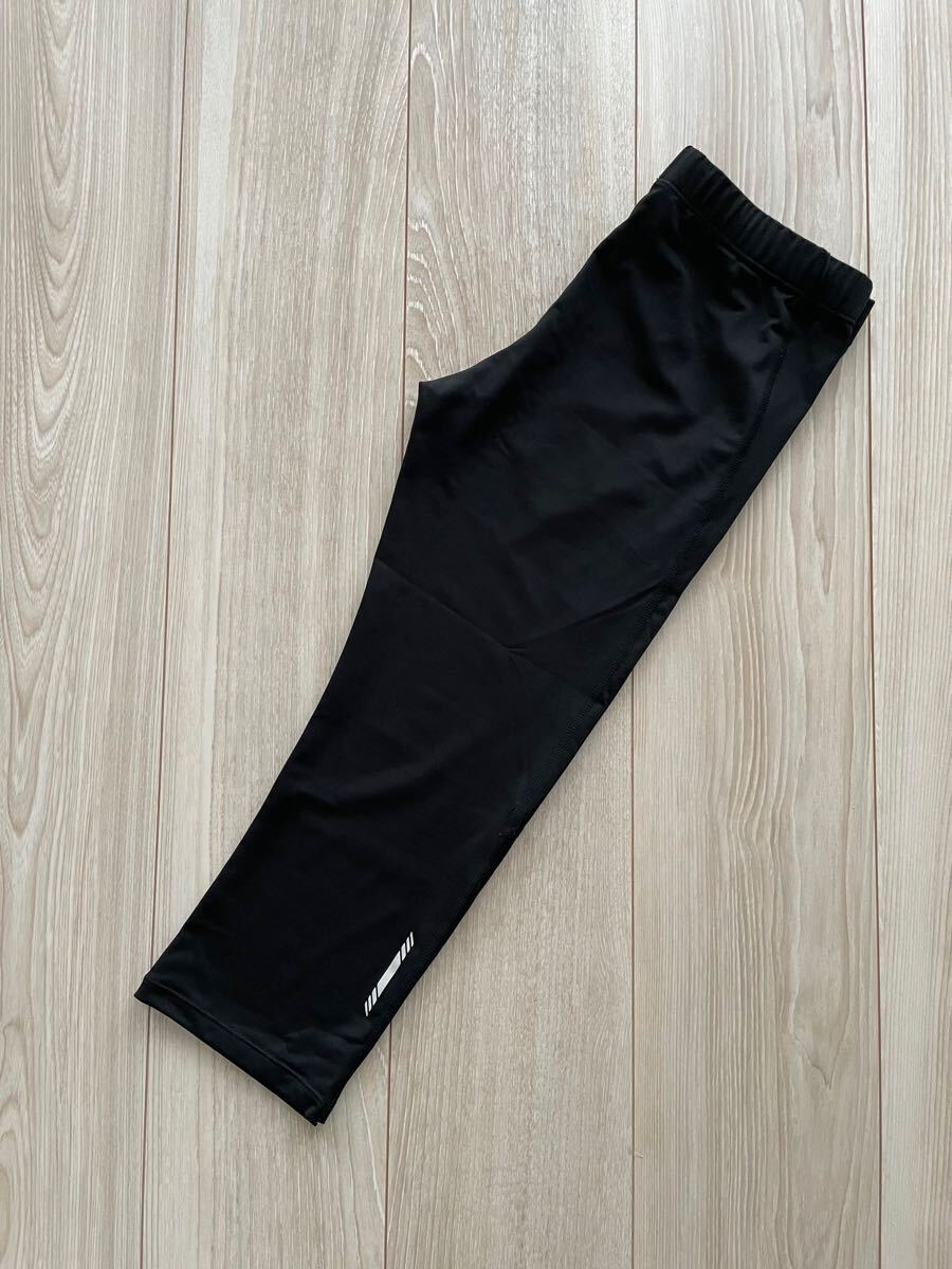 ★新品★スポーツオーソリティ★オリジナルブランド★ランニング・ウォーキング・スポーツ★スパッツ・レギンス★七分丈★黒★女性★M拍卖