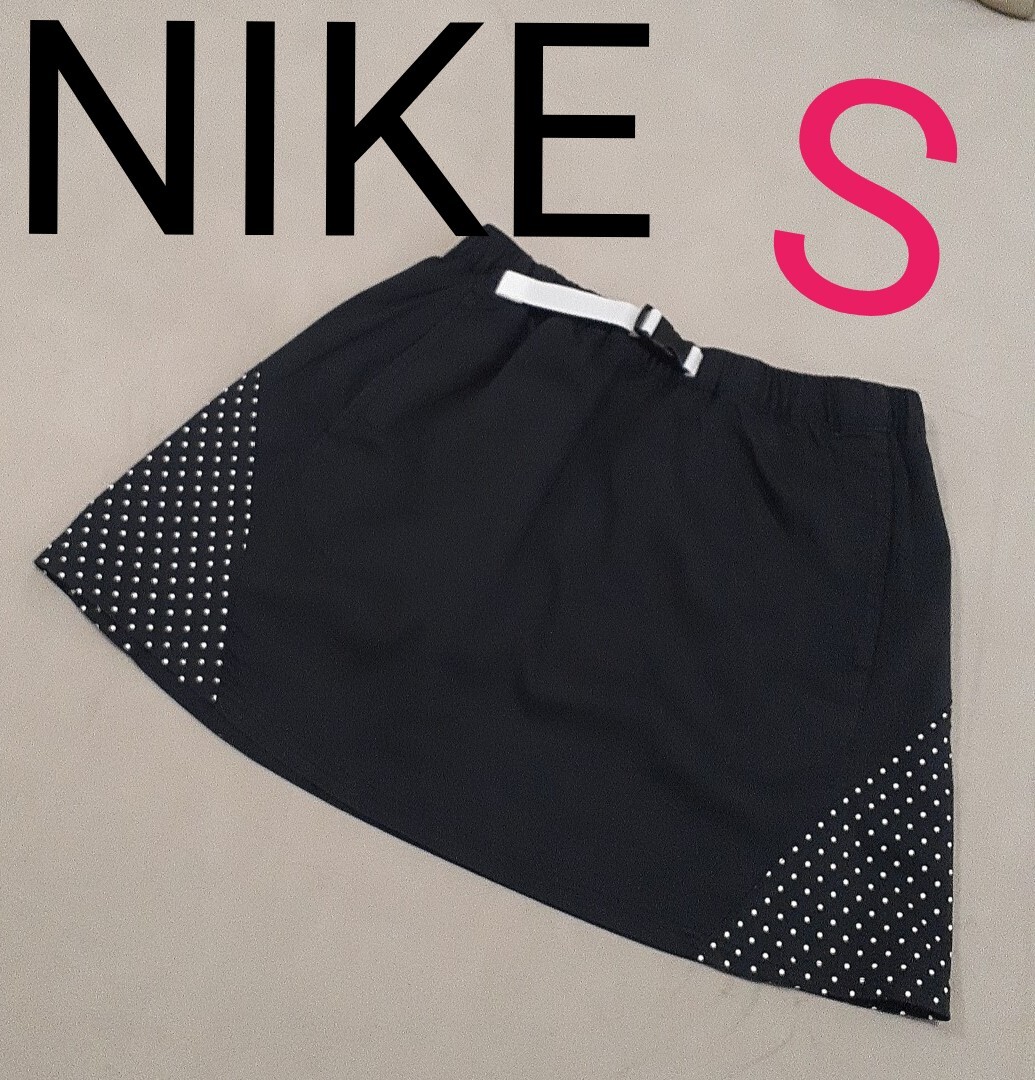 【超美品】NIKE ナイキ  スカート ミニスカート ゴルフウェア スポーツクラブ スポーツジム フィットネス レディースS スコート拍卖