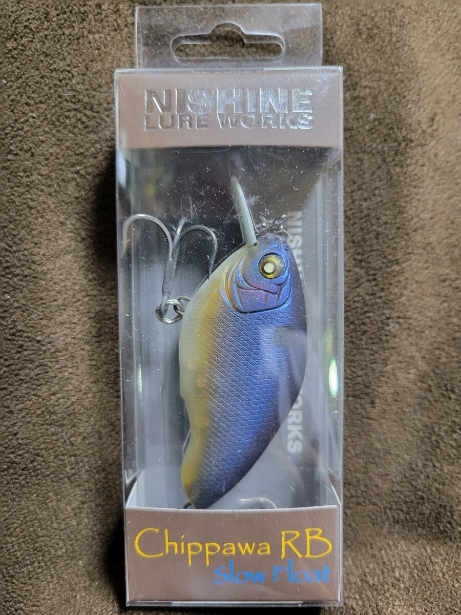 ★NISHINE LURE WORKS★Chippewa RB Slow Float ニシネルアーワークス チッパワRB スローフロート Black Shad 新品 Size 62mm Weight 16.5g拍卖