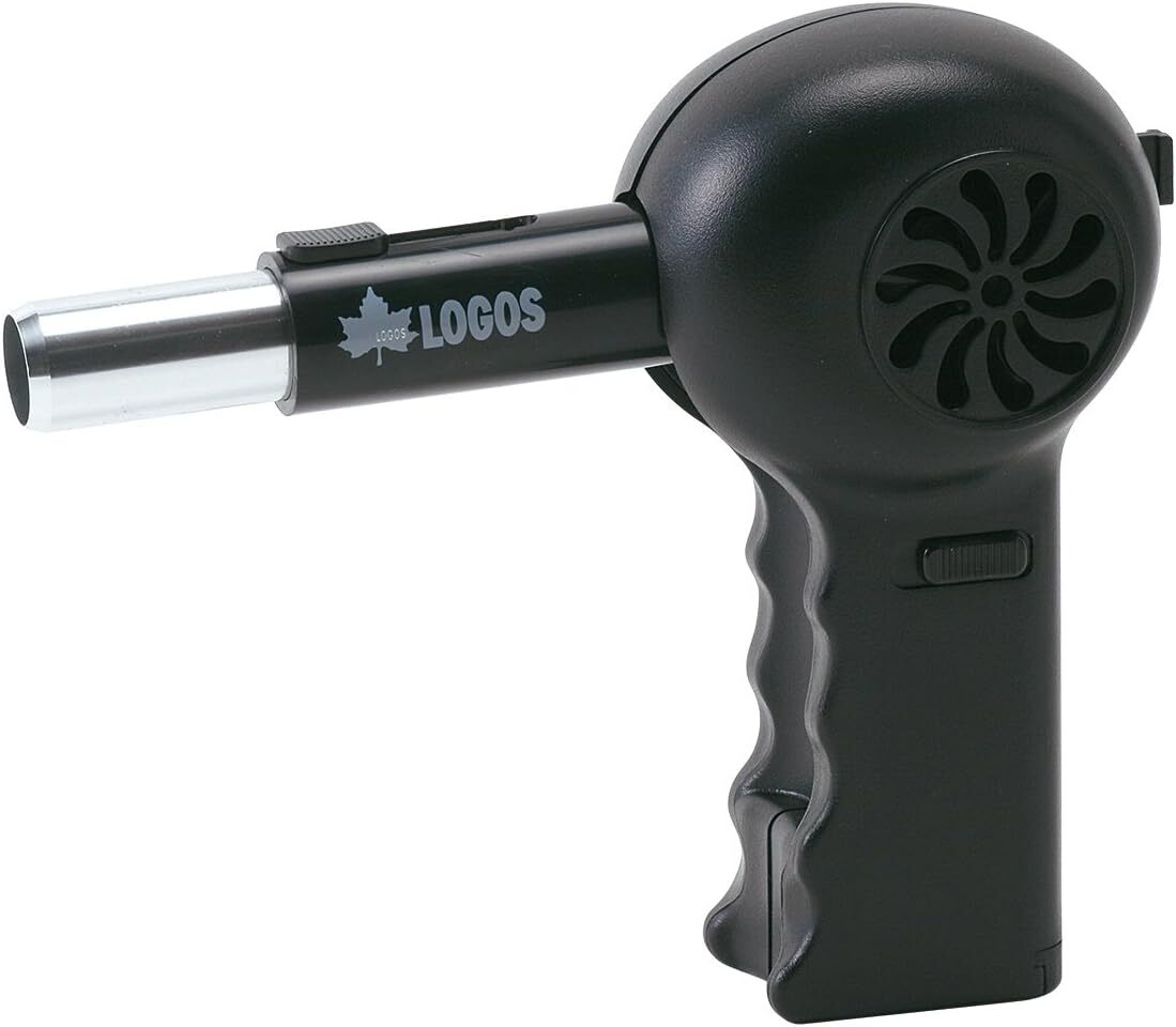 【新品】 ロゴス(LOGOS) 送風機 BBQガンブロー バーベキューの火起こしに 着火用具 折りたたみ式 バーベキューコンロ拍卖