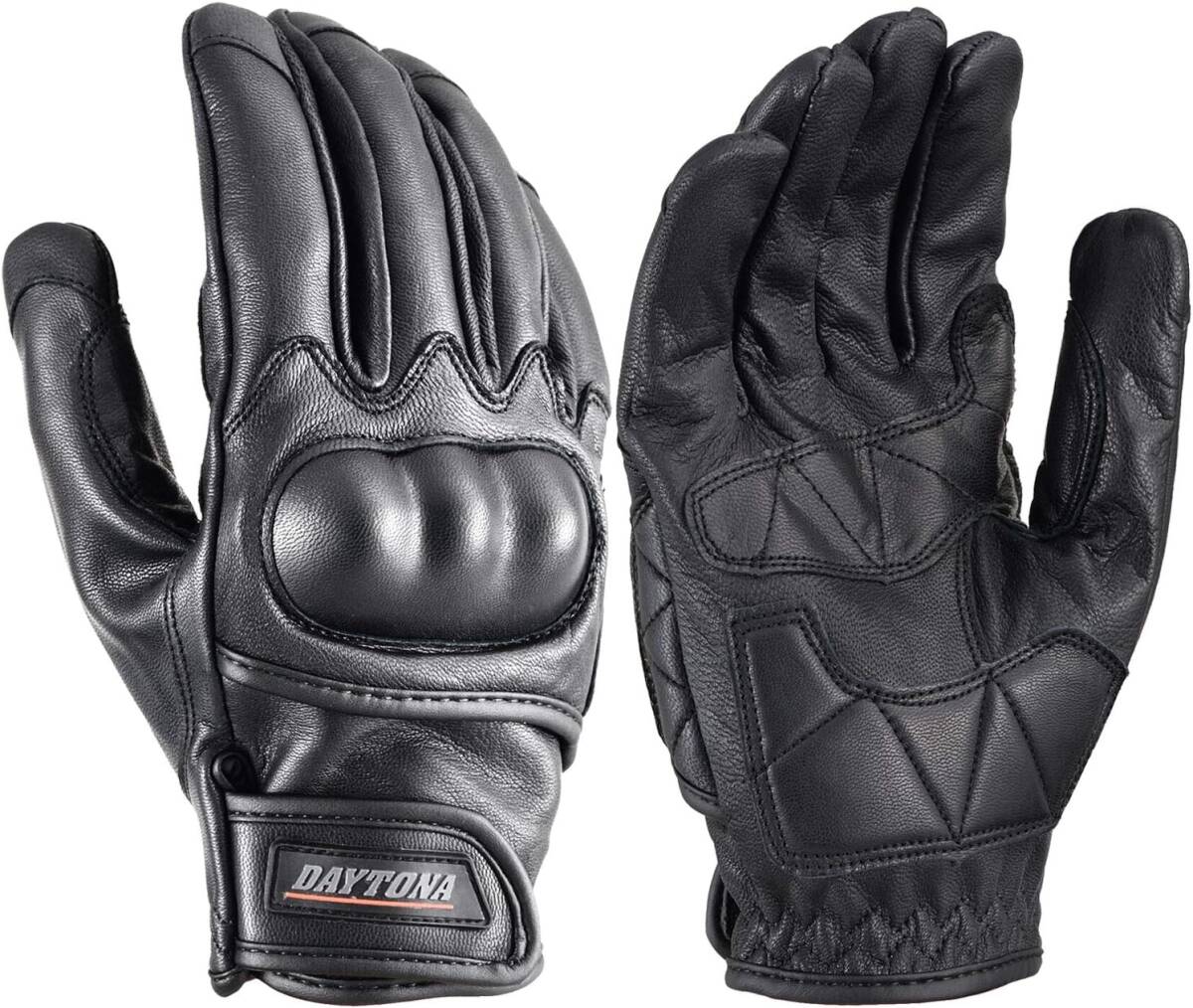 【新品】 デイトナ バイク用 グローブ 春夏秋冬 本革 ハードプロテクター ゴートスキン プロテクターグローブ 色:ブラック サイズ:M拍卖
