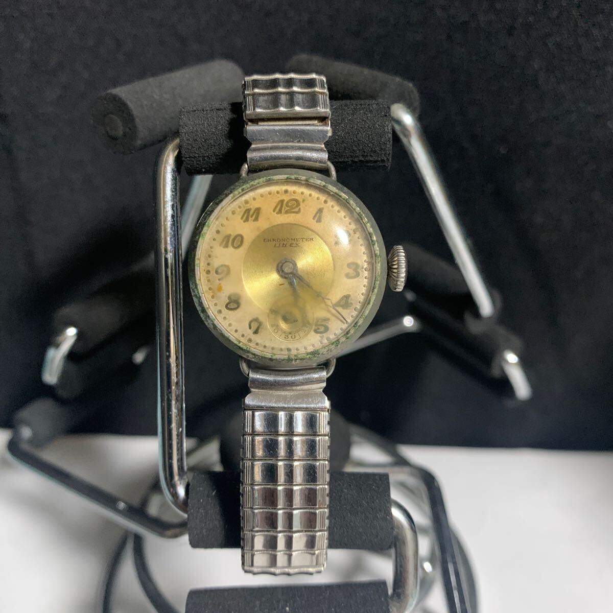 CHRONOMETER LINEX 時計 手巻き アンティーク 腕時計 (A-686)拍卖