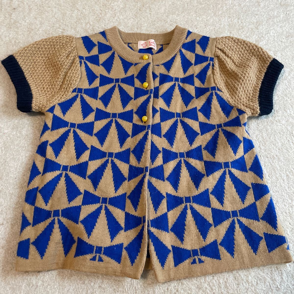 LALADRESS ララドレス ニットセットアップLサイズ 125cm 育児工房タートルつき 韓国 セレモニー 拍卖