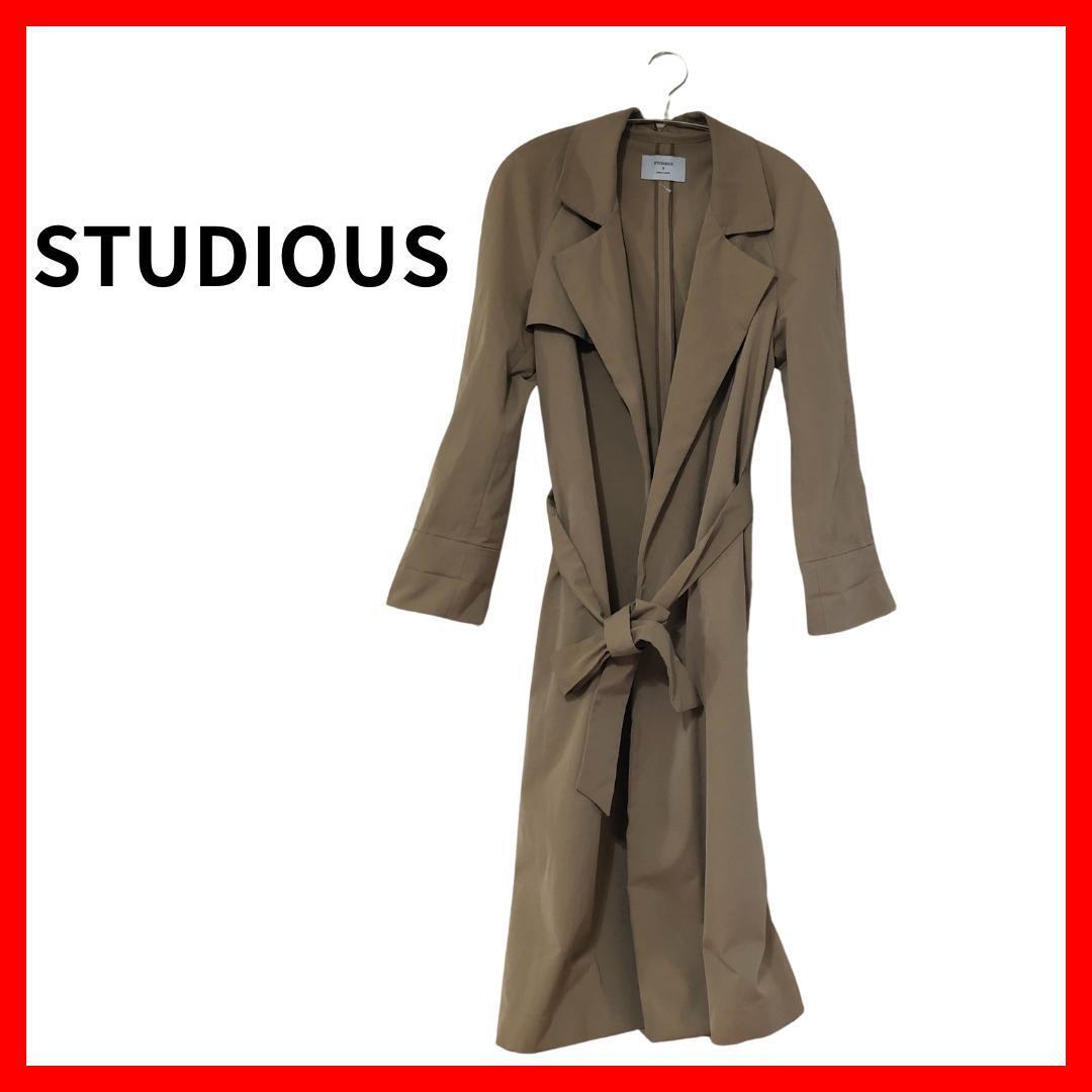 STUDIOUS ステュディオストレンチコート ベージュ ロングコート B250拍卖