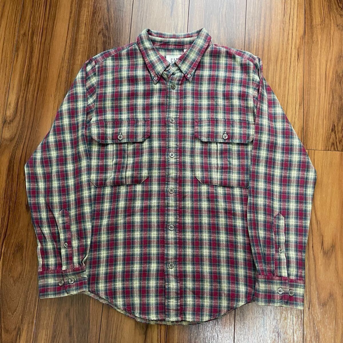 00s GAP ネルシャツ L 古着 ギャップ オールド拍卖