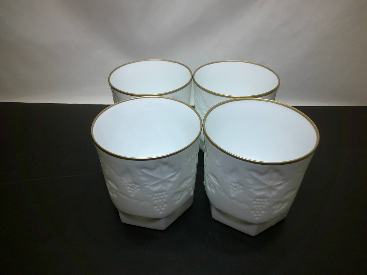 TOSHO ブドウ柄 カップ 4個組 コーヒー コップ 元箱無し拍卖