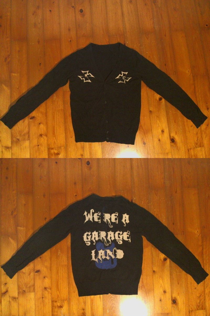 ☆松☆微難有☆ロデオクラウンズ☆RODEO CROWNS☆コットン ニット カーディガン M 黒系拍卖