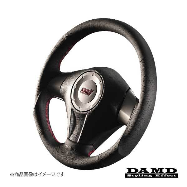 DAMD/ダムド ステアリング SS358-S(L) レッドステッチ インプレッサ WRX-STI GRB/GRF/GVB/GVF アプライド:A-拍卖