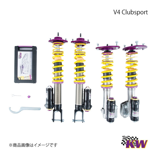 KW カーヴェー V4 Clubsport 車高調整式サスペンションキット ポルシェ 911 991 GT3 (991.1) モデルチェンジ(991.2)含む 01/13-拍卖
