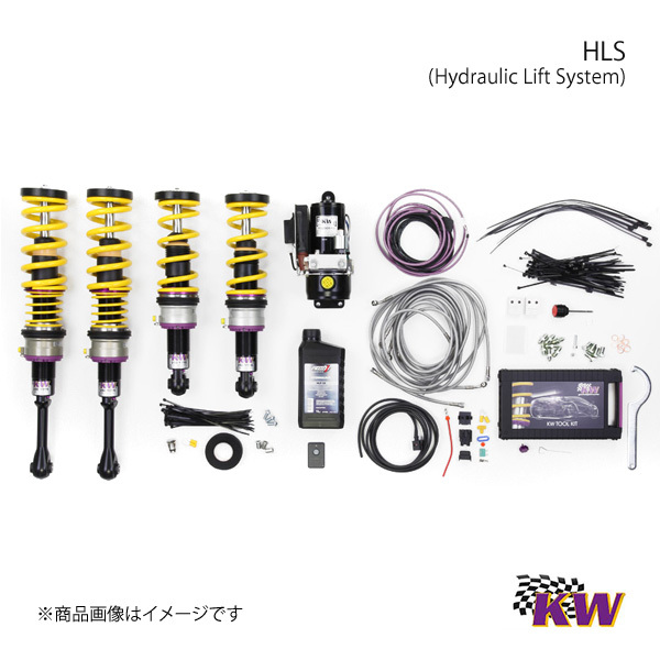 KW カーヴェー HLS 4 コンプリート(V-3セット) 油圧式リフトシステム ポルシェ 911 996 ターボ front耐荷重: -825 06/00-拍卖