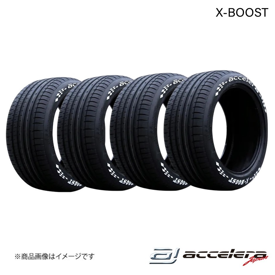 ACCELERA アクセレラ 225/50R18 C 107/105 S X-BOOST(OWL) サマータイヤ 4本 タイヤ単品拍卖