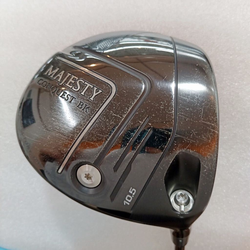 【即決価格】【1W】マジェスティゴルフ/マジェスティコンクエストBK/10.5度/SPDエボHV330/FLEX S/カバー無し拍卖