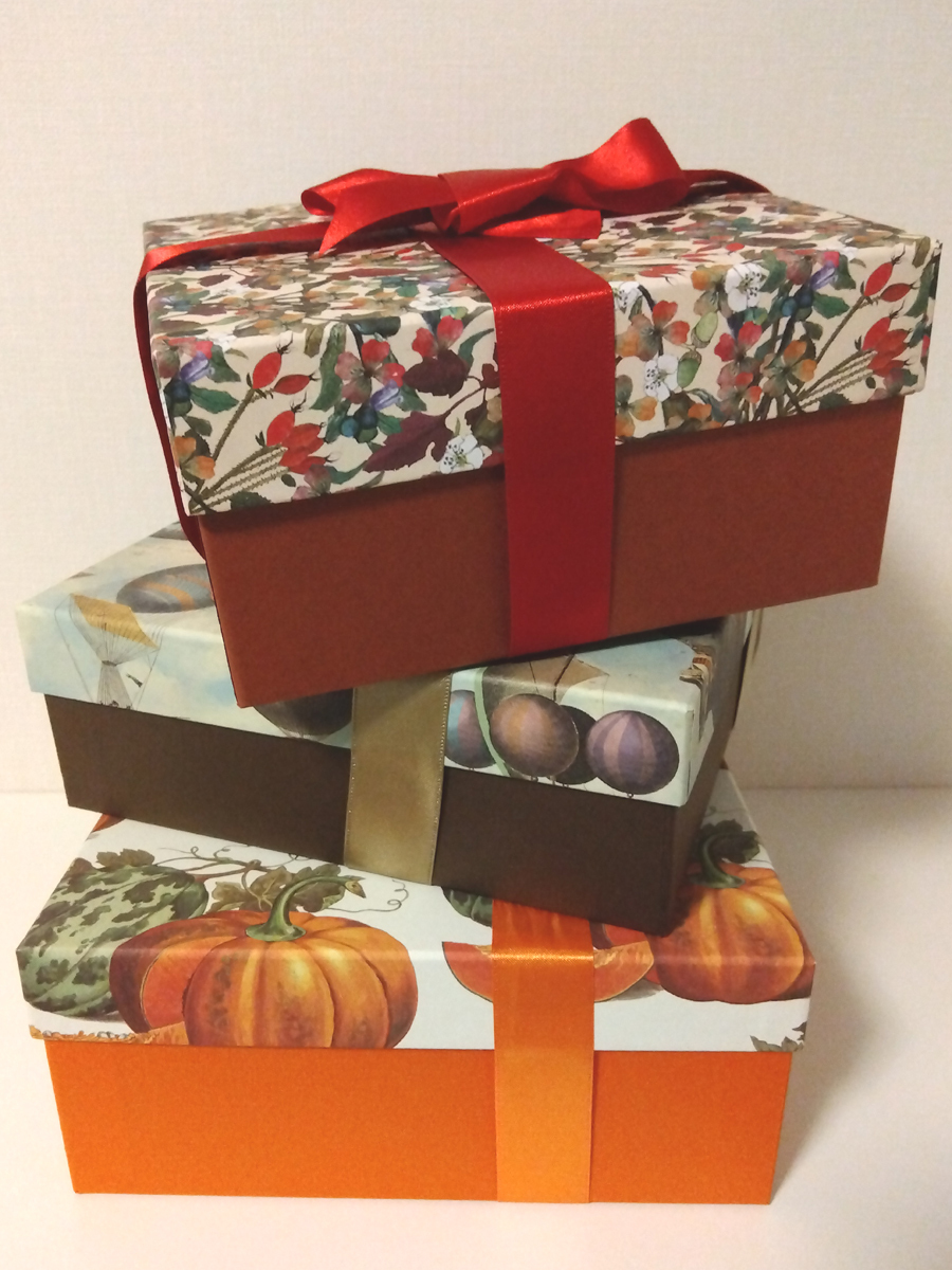 美品★ハロウィン秋カラー★ラッピングギフトボックス★紙箱 プレゼントボックス ツマガリ カルトス社ロッシ社 カボチャかぼちゃパンプキン拍卖