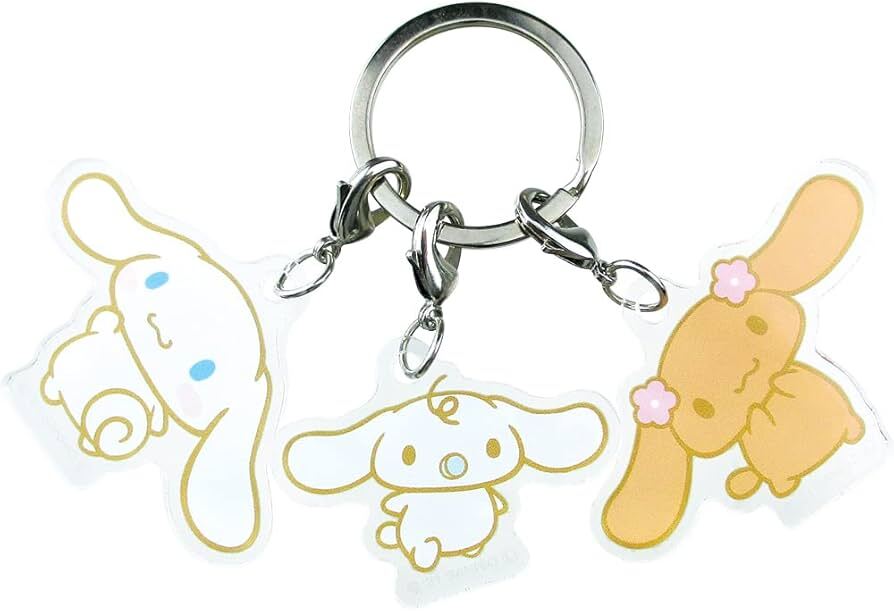 サンリオ 3チャームキーホルダー シナモロール 定価以下拍卖