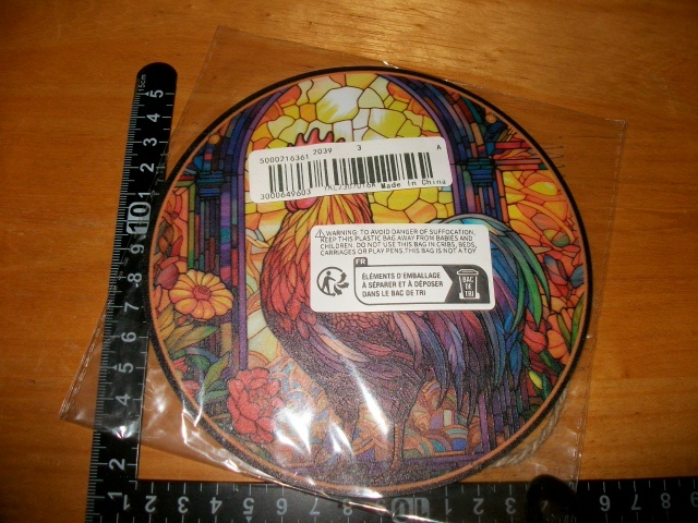 ◆アクリル サンキャッチャー 鶏 にわとり ニワトリ◆鳥 トリ とり ステンドグラス風 壁掛け拍卖