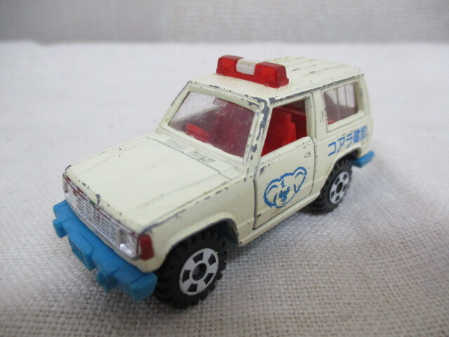 GΣ46 ミニカー TOMY トミカ コアラ建設 三菱 パジェロ NO.69 1/60 検:ただいま工事中セット ギフト 日本製 当時物 絶版拍卖