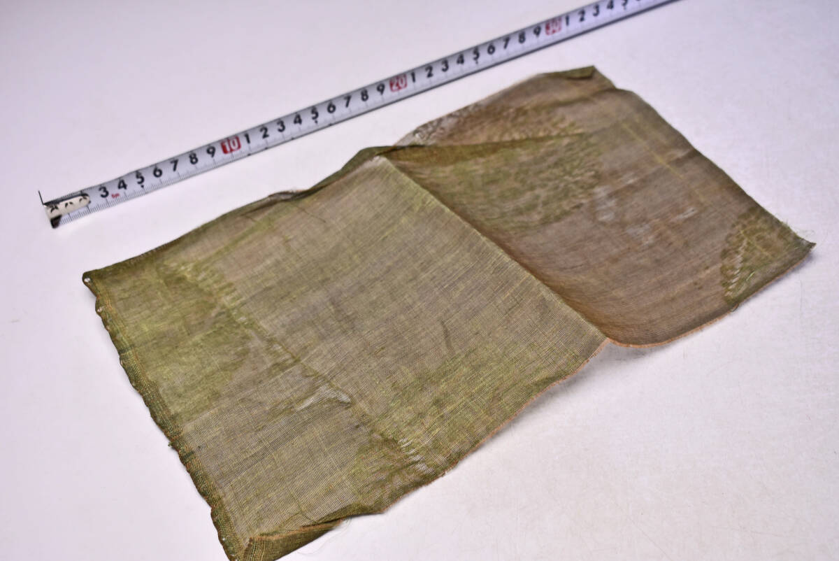 布地 ★ はぎれ ★ 和柄 ★ 緑系 ★ 透かし生地 ★ 手芸 ★ ハンドメイド ★ 中古品 ★拍卖