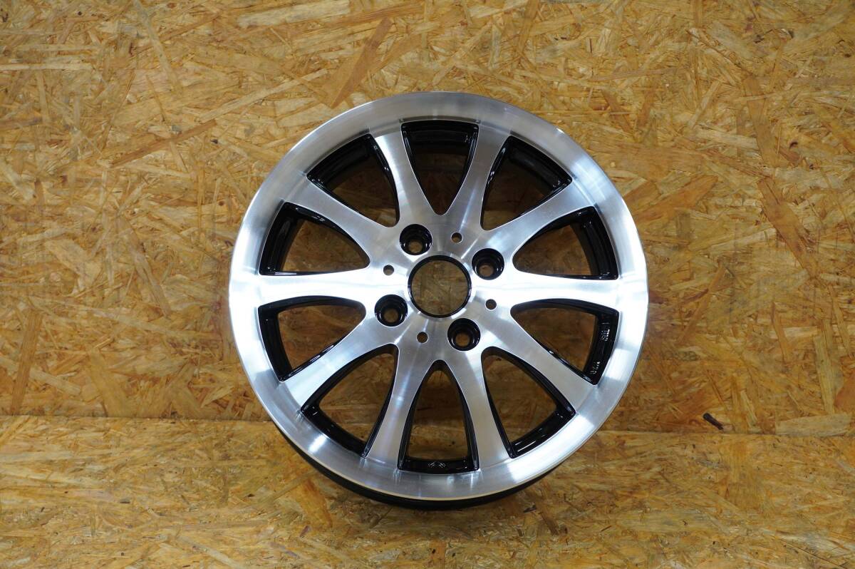 ヴィエナブロー ツェールモノブロック 14インチ 4.5J +43 4/100 ブラックポリッシュ 補修用1本拍卖